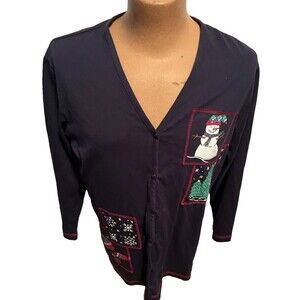 Christmas Willow Ridge Cardigan Size Large